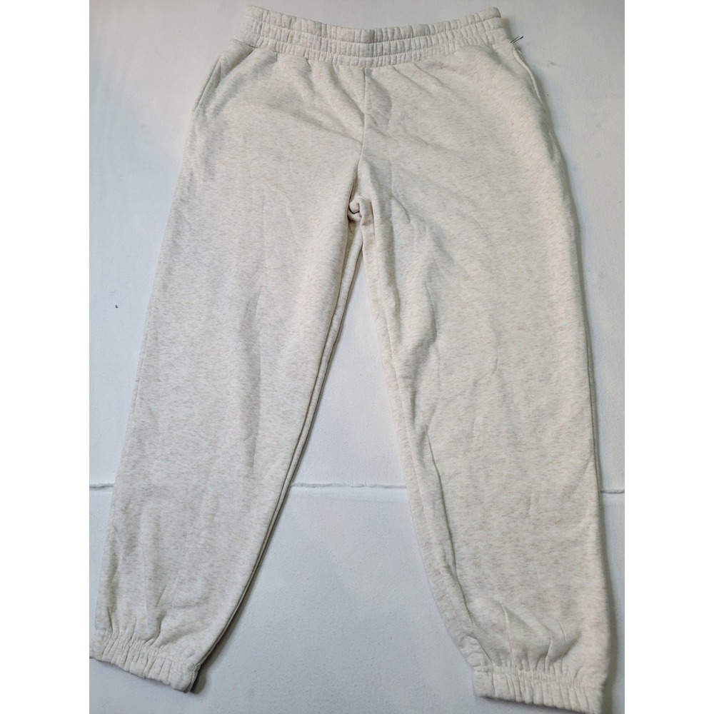 Better Together Oatmeal Heather Fleece Joggers Sweatpants XL Cream SK3136PK 2420